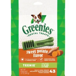 Greenies Sweet Potato Dental Bone Dog Treats - Teenie - 12 Oz