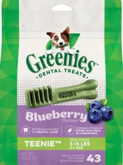 Greenies Teenie Blueberry Treat Pack Dental Dog Treats - 12 oz