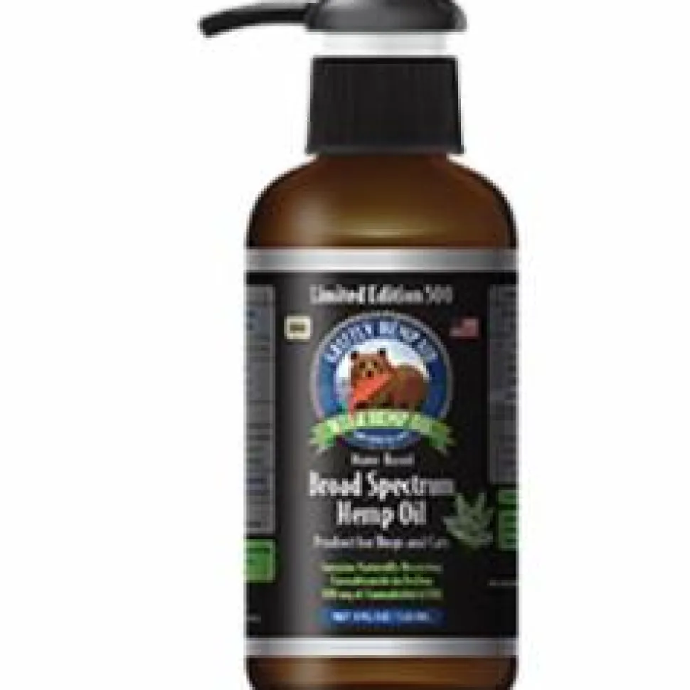 Grizzley Pet Products Grizzly Hemp Aid Limited Edition 500mg Dog and Cat Supplement - 4 oz