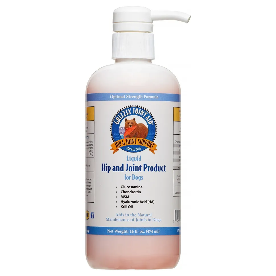 Grizzly Pet Products Grizzly Joint Aid Liquid Dog and Cat Supplement - 32 oz