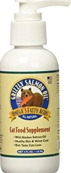 Grizzly Pet Products Grizzly Salmon PLUS Dog and Cat Supplement - 4 oz