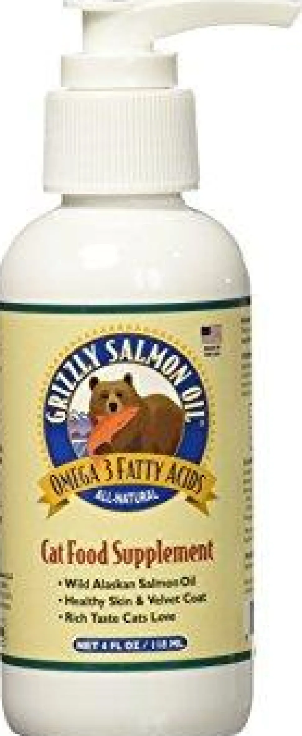 Grizzly Pet Products Grizzly Salmon PLUS Dog and Cat Supplement - 4 oz