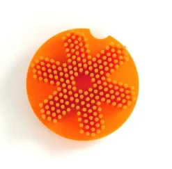 Grooma Grooma Sof-Touch Round Rubber Curry Pet Brush