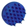Grooma Lil' Grooma Round Rubber Curry Pet Brush - Blue - 1.5 X 4 X 8.2 In