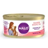 Halo Grain Free Indoor Cat Salmon Pate Canned Cat Food