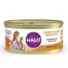 Halo Grain Free Indoor Cat Turkey & Duck Pate Canned Cat Food