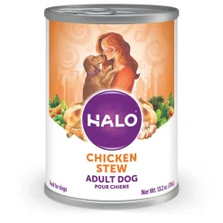 Halo Holistic Adult Chicken Stew Canned Dog Food