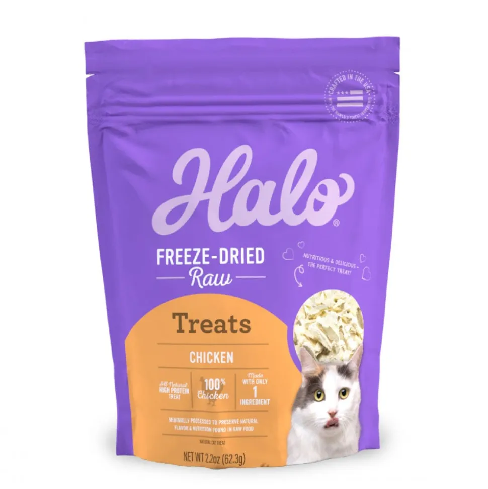 Halo Liv-a-Littles Freeze Dried Whole Chicken Dog & Cat Treats