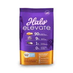 Halo Pets Elevate Healthy Grains Chicken Recipe Puppy Dry Dog Food - 3.5 Lbs