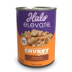 Halo Pets Elevate Healthy Grains Chicken and Pumpkin Stew Canned Dog Food - 12.7 Oz - Case of 6