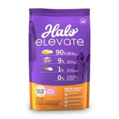 Halo Pets Elevate Healthy Grains Chicken Recipe Small-Breed Dry Dog Food - 10 Lbs