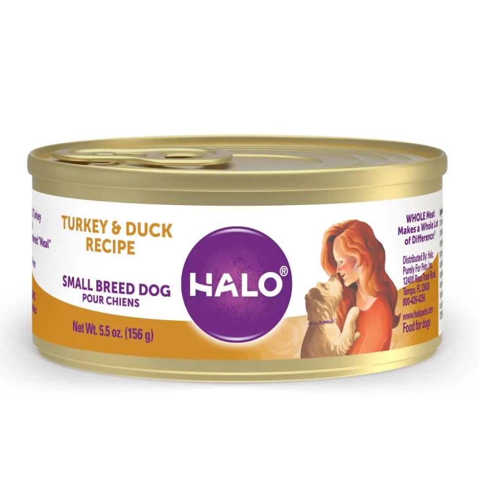 Halo Small Breed Grain Free Turkey & Duck Recipe Canned Dog Food