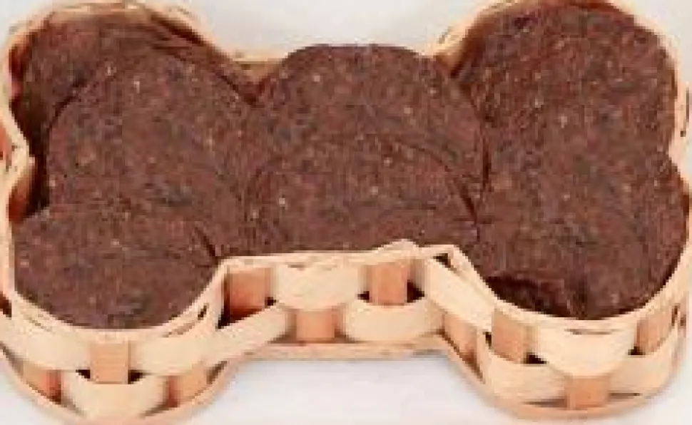 Happy Howie's 4" Beef Burgers Natural Dog Chews - 60 ct Case - Case of 1