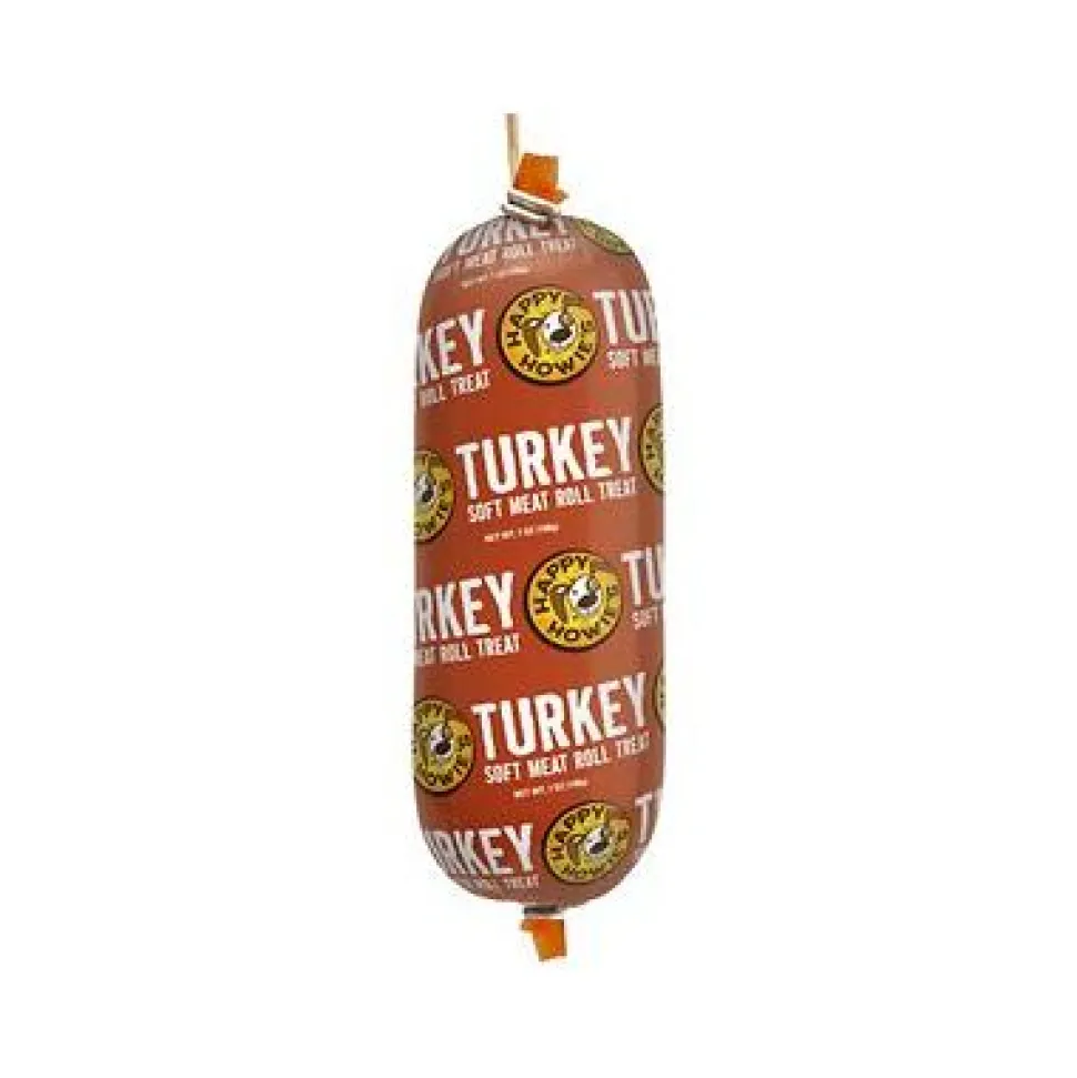 Happy Howie's 7 oz Soft Turkey Roll Natural Dog Chews