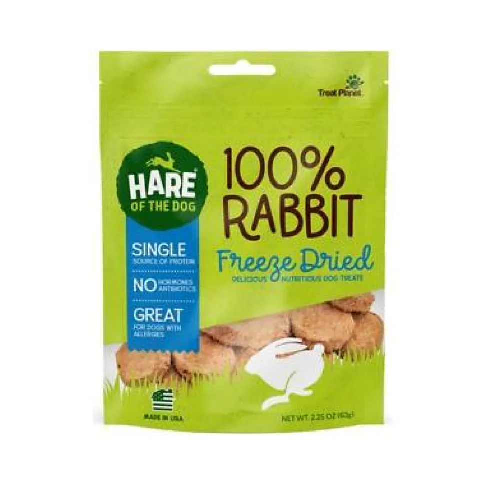 Hare of the Dog 100% Rabbit Freeze-Dried Treat - 2.25 Oz