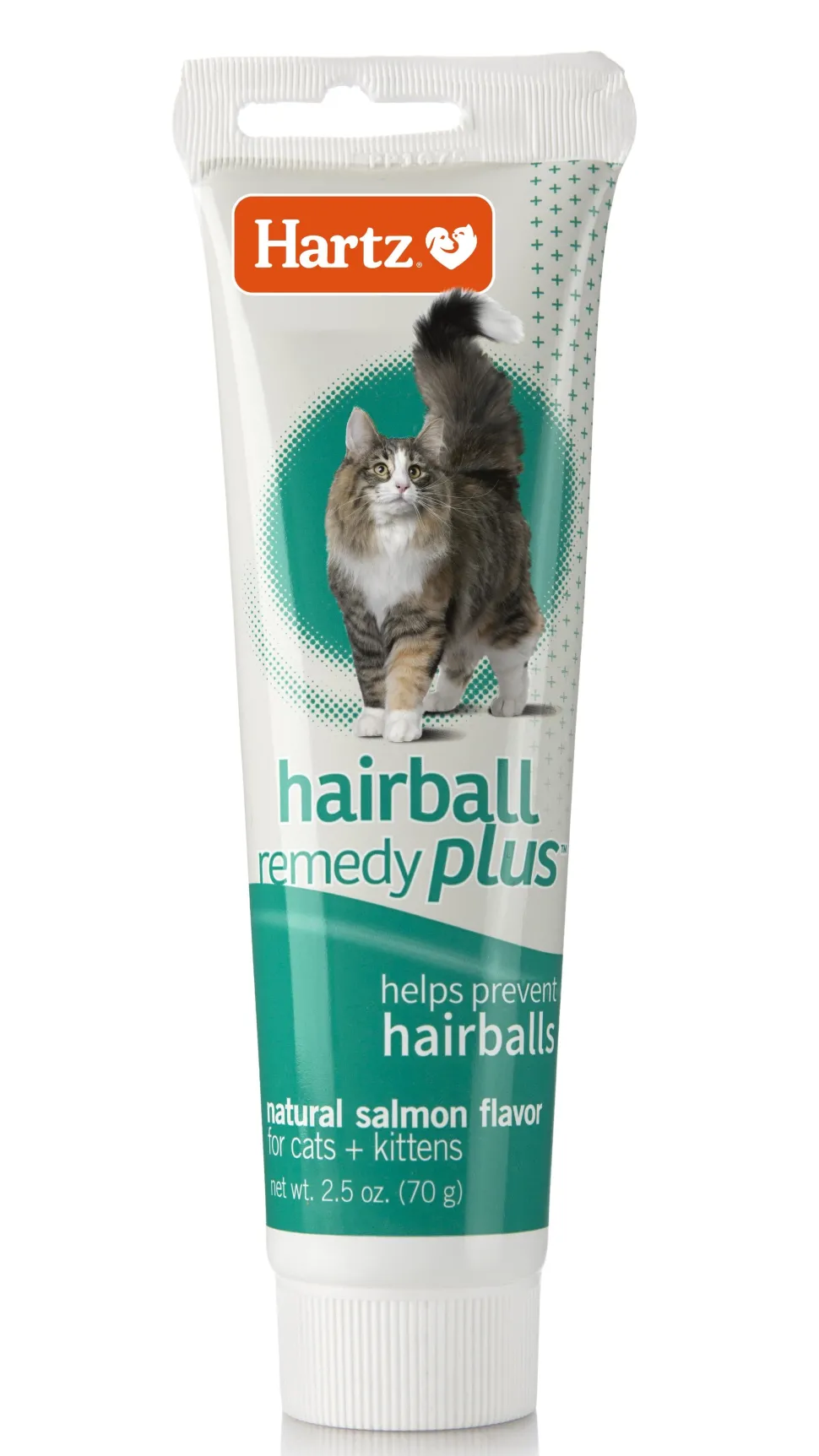 Hartz Mountain Hairball Remedy Plus Salmon Flavored Paste for Cats - 2.5 Oz