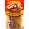 Hartz Mountain Oinkies Rawhide-Free Bacon Wrapped Pork Skin Twists Natural Dog Chews - 4 Pack