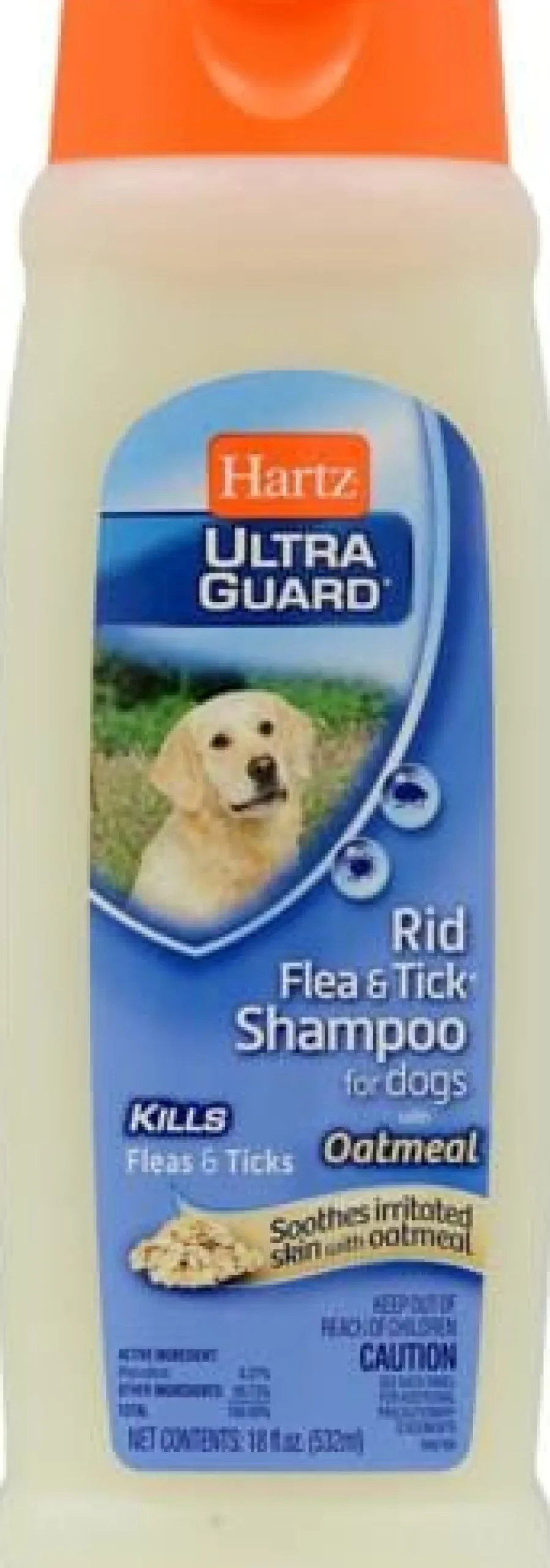 Hartz Mountain Ultra Guard Rid Oatmeal Flea and Tick Dog Shampoo - 18 Oz