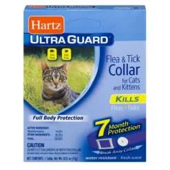 Hartz Mountain Ultra Guard Flea and Tick Purple Cat Collar