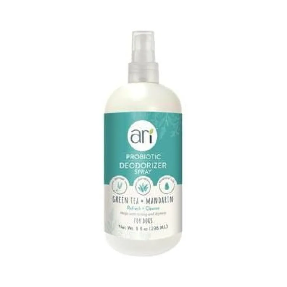 Health Extension ARI Probiotic Green Tea and Mandarin Dog Deodorizing Spray - 8 Oz