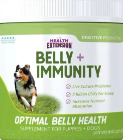 Health Extension Digestive Support Probiotic Powder Puppy Dog Supplement - 8 Oz