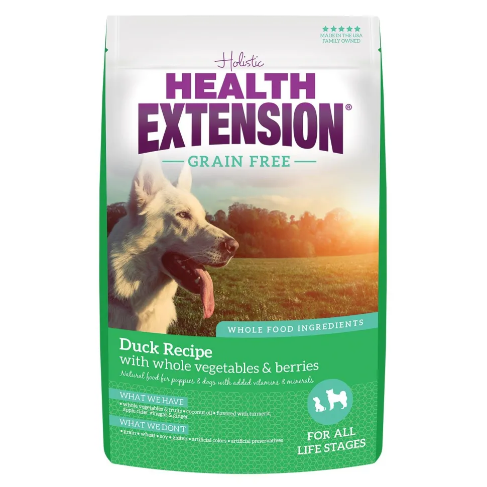 Health Extension Grain Free Duck Recipe Dry Dog Food