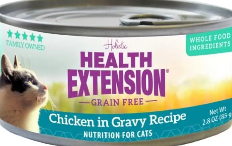 Health Extension Grain-Free Chicken and Gravy Canned Cat Food - 2.8 Oz - Case of 24
