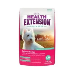 Health Extension Grain-Free Little Bites Salmon Vegetables and Berries Dry Dog Food - 3.5 Lbs