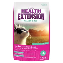 Health Extension Grain-Free Turkey and Salmon Kitten Dry Cat Food - 1 Lb