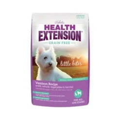 Health Extension Grain-Free Little Bites Venison Vegetables and Berries Dry Dog Food - 3.5 Lbs