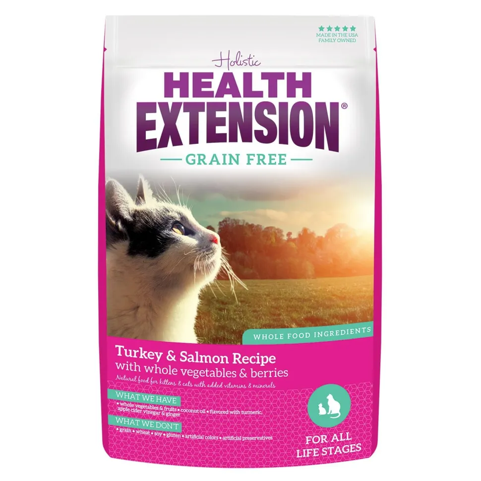 Health Extension Grain-Free Turkey and Salmon Kitten Dry Cat Food - 1 Lb