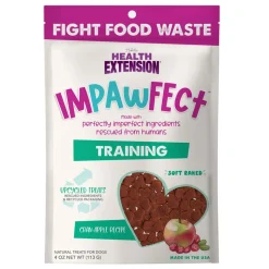 Health Extension Impawfect Cran-Apple Recipe Soft and Chewy Training Dog Treats - 4 Oz
