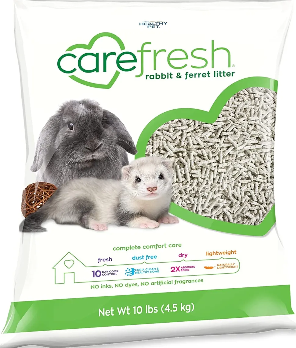 Healthy Pet Carefresh Carefresh Rabbit & Ferret Litter Small Animal Bedding - 10 Lbs