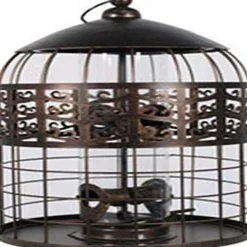 Heath Grand Palace Squirrel Resistant Haven Wild Bird Feeder - Bronze - 1 Lb Cap