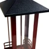Heath Metal Roof Wild Bird Feeder - Red and Black - 3 Lbs Cap