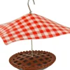Heath Pie Wild Bird Feeder - Brown Red and White - 1.5 Lbs Cap