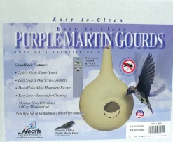 Heath Purple Martin Gourd - White - Large - 4 Pack