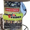 Heath Stack'Ms Seed Cake Wild Bird Feeder - Black - 4 Cake Cap