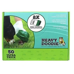 Heavy Doodie Heavy Doodie Ultra-Thick Dog Waste Bags Dog Wastebags - 50 Count