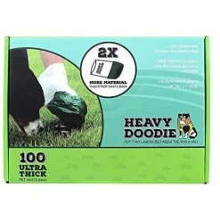 Heavy Doodie Heavy Doodie Ultra-Thick Dog Waste Bags Dog Wastebags - 100 Count