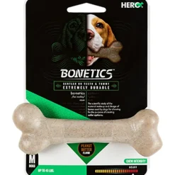 Hero Bonetics Femur Bone Peanut Butter Flavored Chewy Dog Toy - Medium
