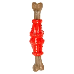 Hero Bonetics Noisy Joint Bone Wood Scented Dental Chew Dog Toy