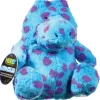 Hero Chuckles 2.0 Multi-Sound Making Alligator Plush Dog Toy - Blue Spotted - Large