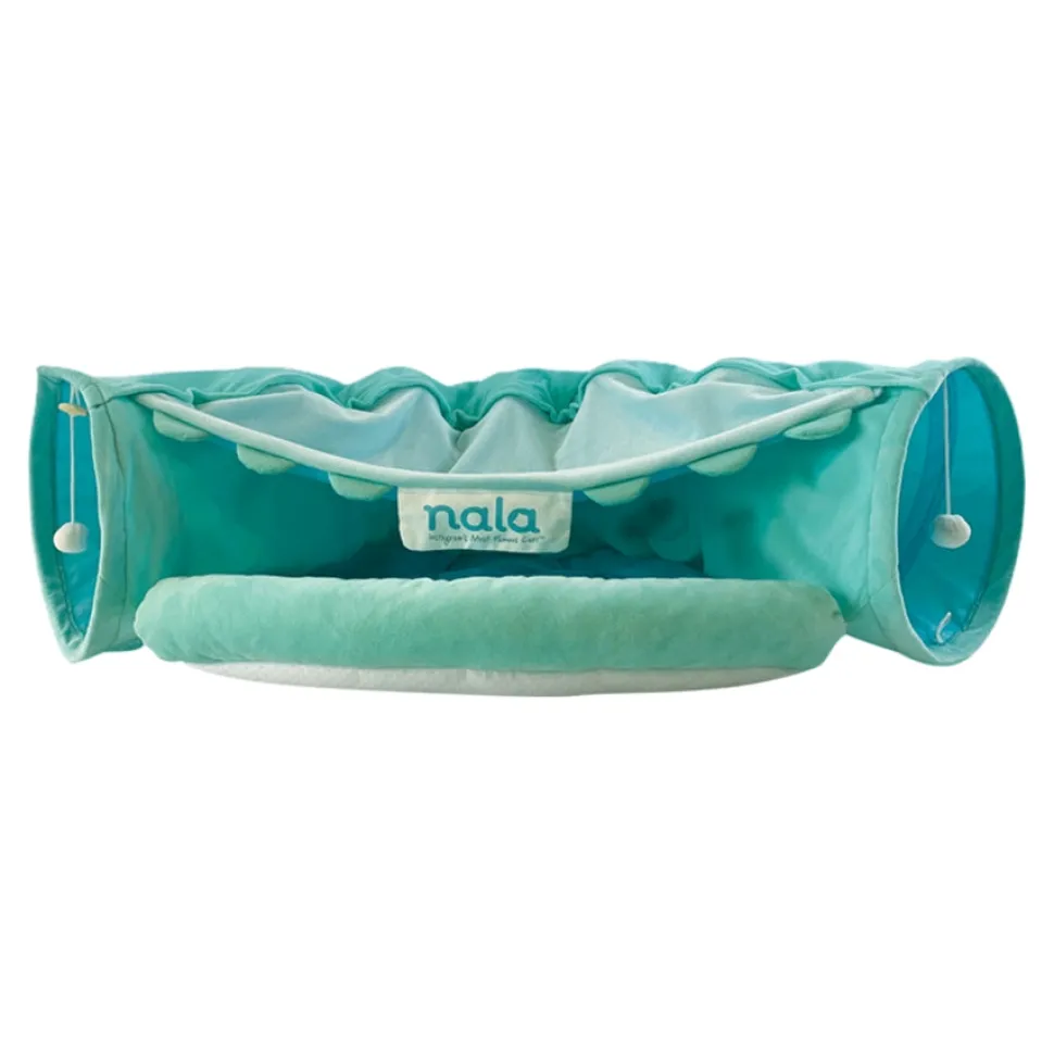 Hero Nala Chase Play and Nap Collapsible and Interactive Cat Tunnel and Bed