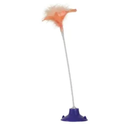Hero Nala Suction Cup Feather Tail Cat Teaser and Chaser