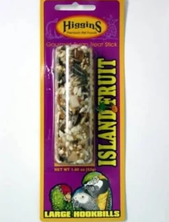 Higgins Gourmet Island Fruit Parrot Bird Treat Sticks - 1.8 Oz