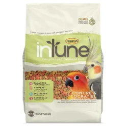 Higgins Intune Natural Conure/Cockatiel Bird Food - 2 Lbs