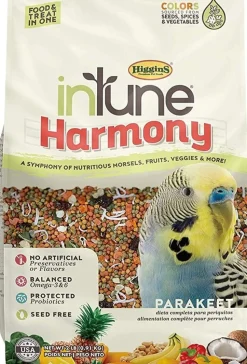 Higgins Intune Natural Harmony Parakeet Bird Food - 2 Lbs