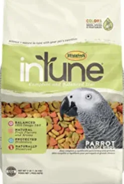 Higgins Intune Natural Parrot Bird Food - 3 Lbs