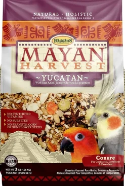 Higgins Mayan Harvest Yucatan Blend Small Hookbill Bird Food - 3 Lbs